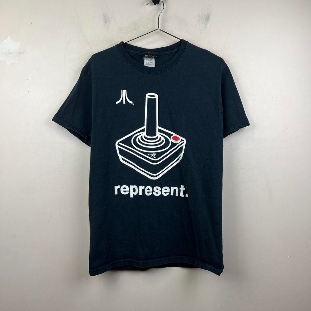 Vintage Atari Represent Gaming Atari Joystick Graphic Size M